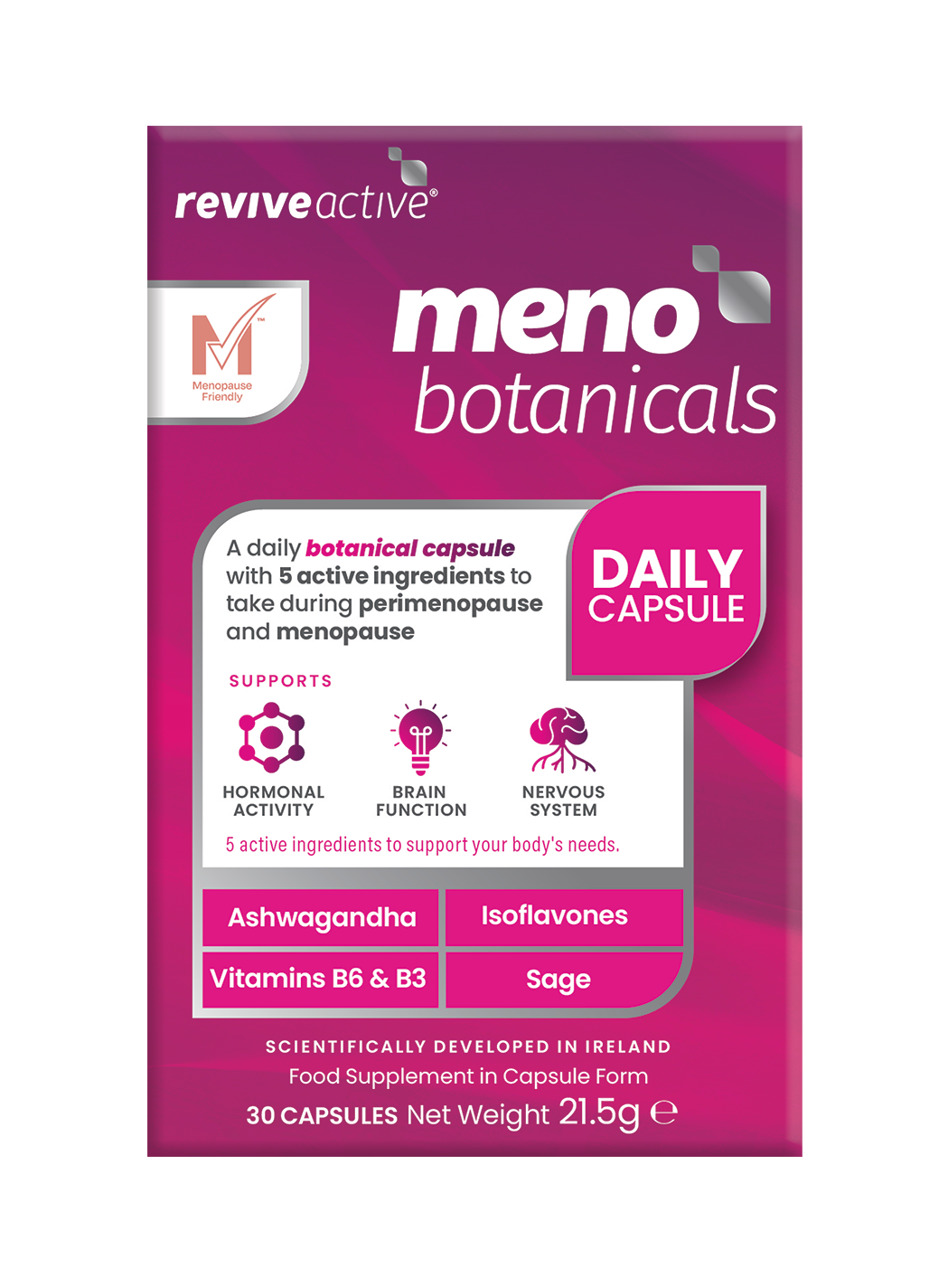 Revive Active Meno Botanicals 30 Caps