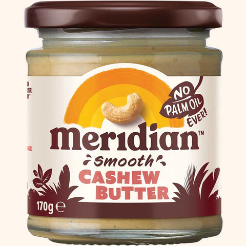 Meridian Cashew Butter Smooth 100% Nuts 170G