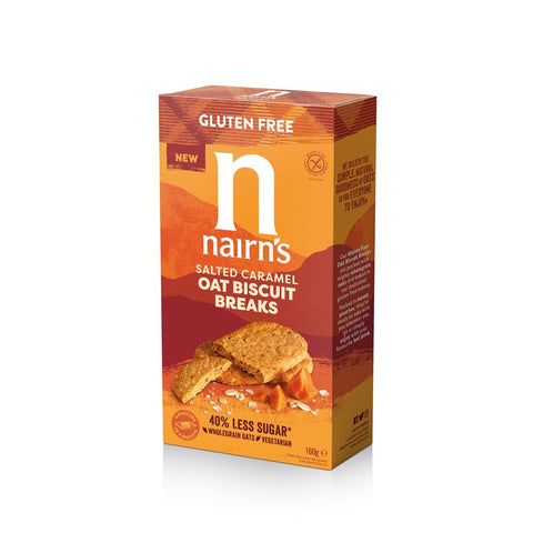 Nairns Gluten Free Biscuit Break Salted Caramel 160g