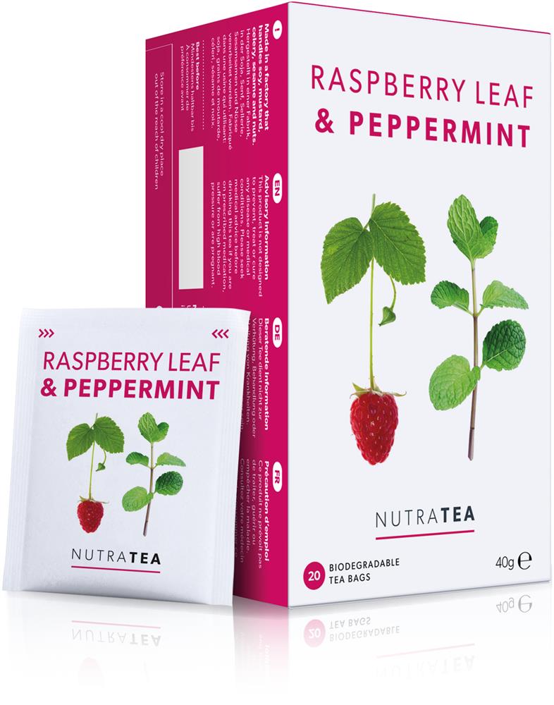 Nutra Tea Raspberry Leaf & Peppermint 20 Bags