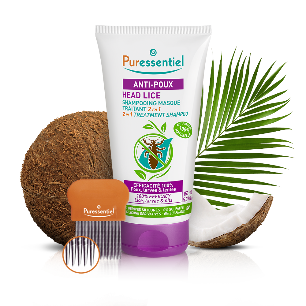 Puressentiel Anti-Lice Treatment Shampoo + Steel Comb 150ml