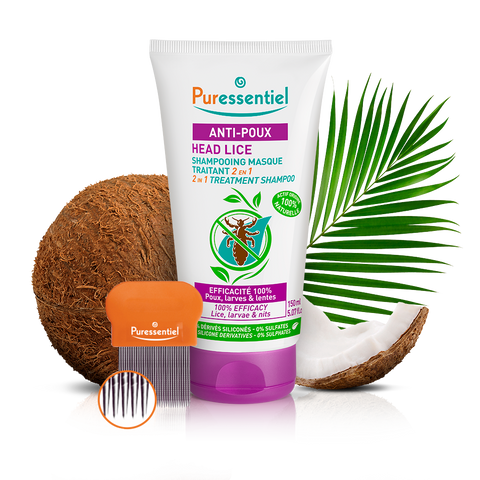 Puressentiel Anti-Lice Treatment Shampoo + Steel Comb 150ml