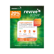Revive Active Health Supplement Tropical Flavour 30 Sachets + 20% Extra Free
