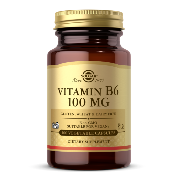 Solgar Vitamin B6 100 mg Vegetable Capsules 100