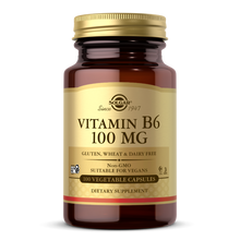 Solgar Vitamin B6 100 mg Vegetable Capsules 100