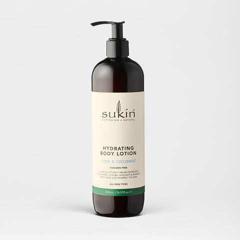 Sukin Hydrating Body Lotion Lime & Coconut 500ml