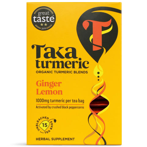 Taka Turmeric Golden Ginger Tea 15 Sachets