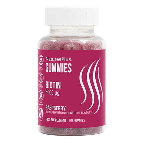 Natures Plus Gummies Biotin 5000ug 60 Gummies