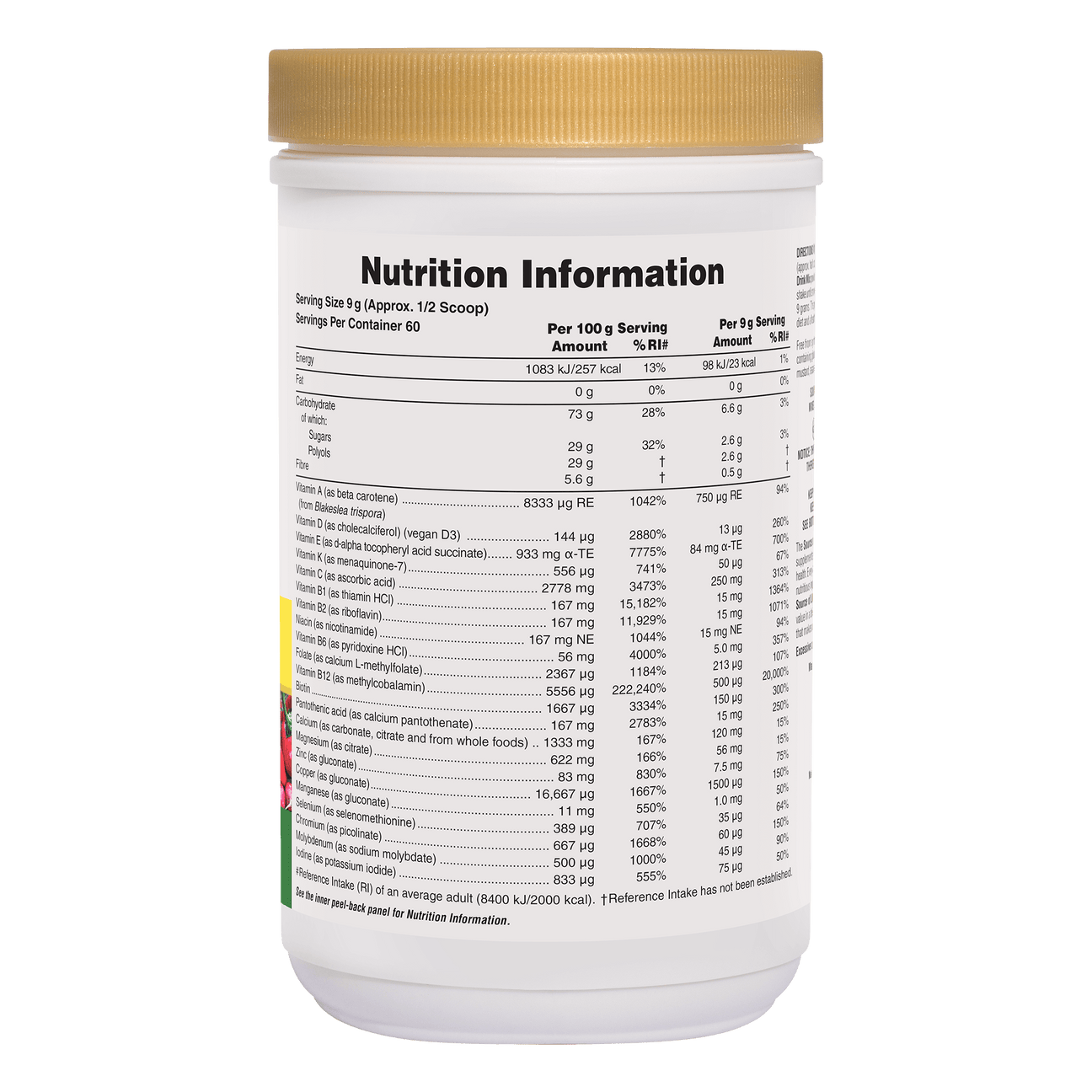 Natures Plus Source of Life Gold Drink Mix 540g