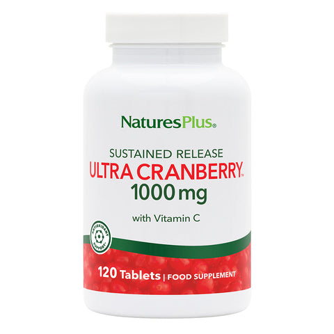 Natures Plus Ultra Cranberry 1000mg Slow Release 120 tabs