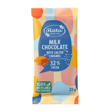Ruta Chocolate With Salted Caramel 32% Cocoa Chocolate Bar 25g