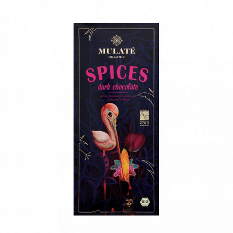 Mulate Organic Dark Chocolate with Spices 80g