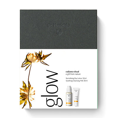 Dr.Hauschka Glow Gift Set Revitalising Day Lotion & Soothing Cleansing Milk