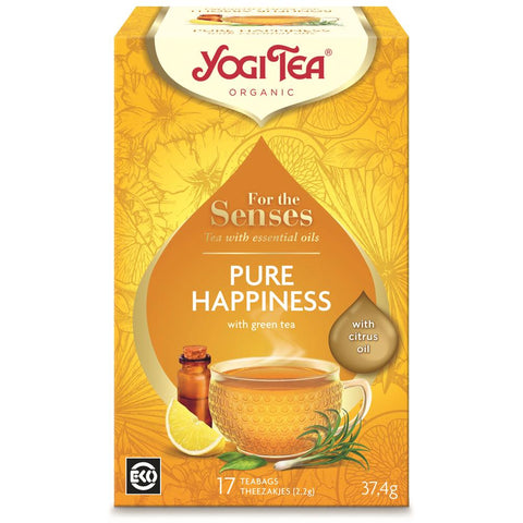 Yogi Teas Organic For the Senses Pure Happiness Teabags	 17bags