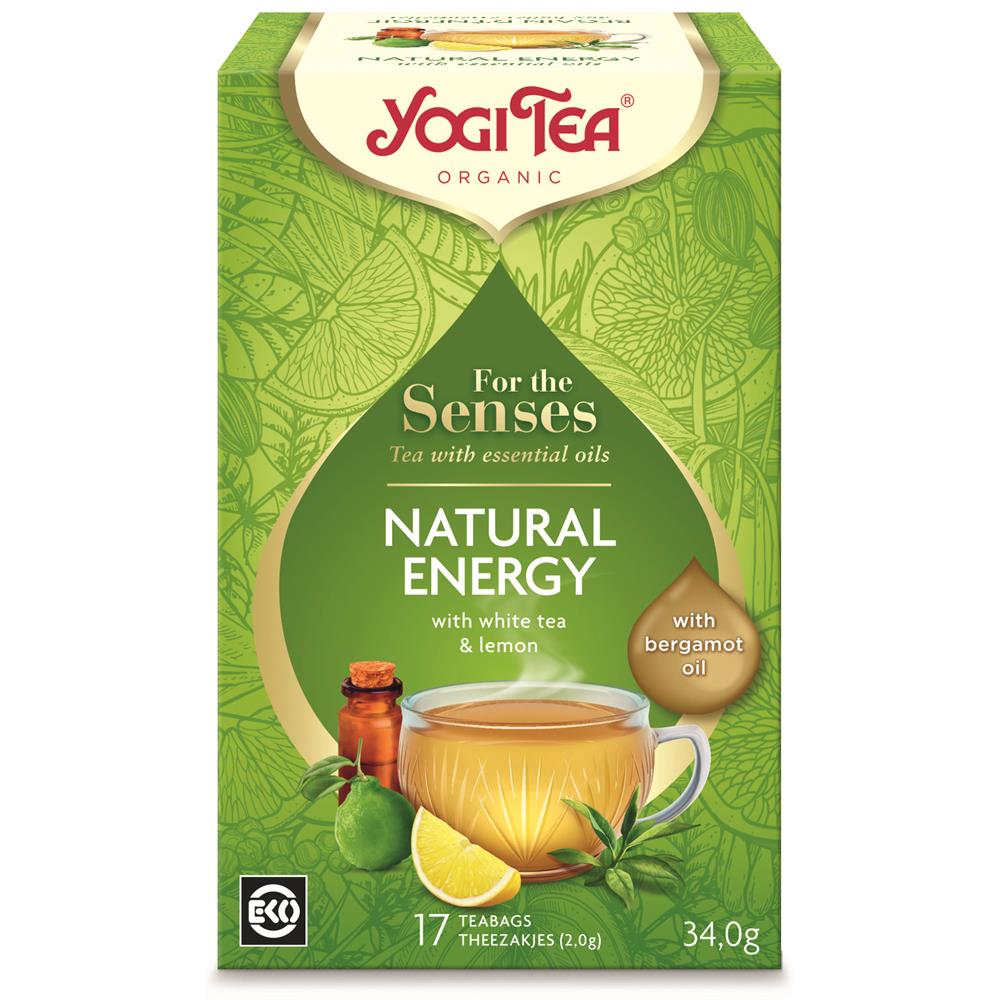 Yogi Teas Organic For the Senses Natural Energy Teabags 17bags