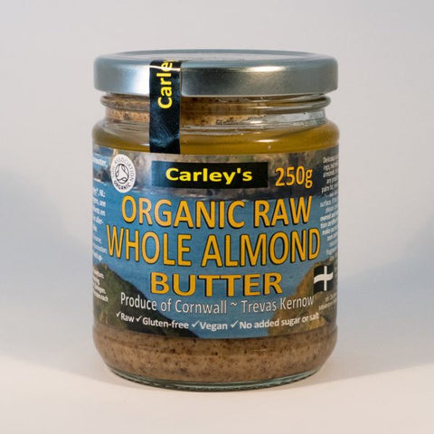 Carleys Organic Raw Almond Butter 250g