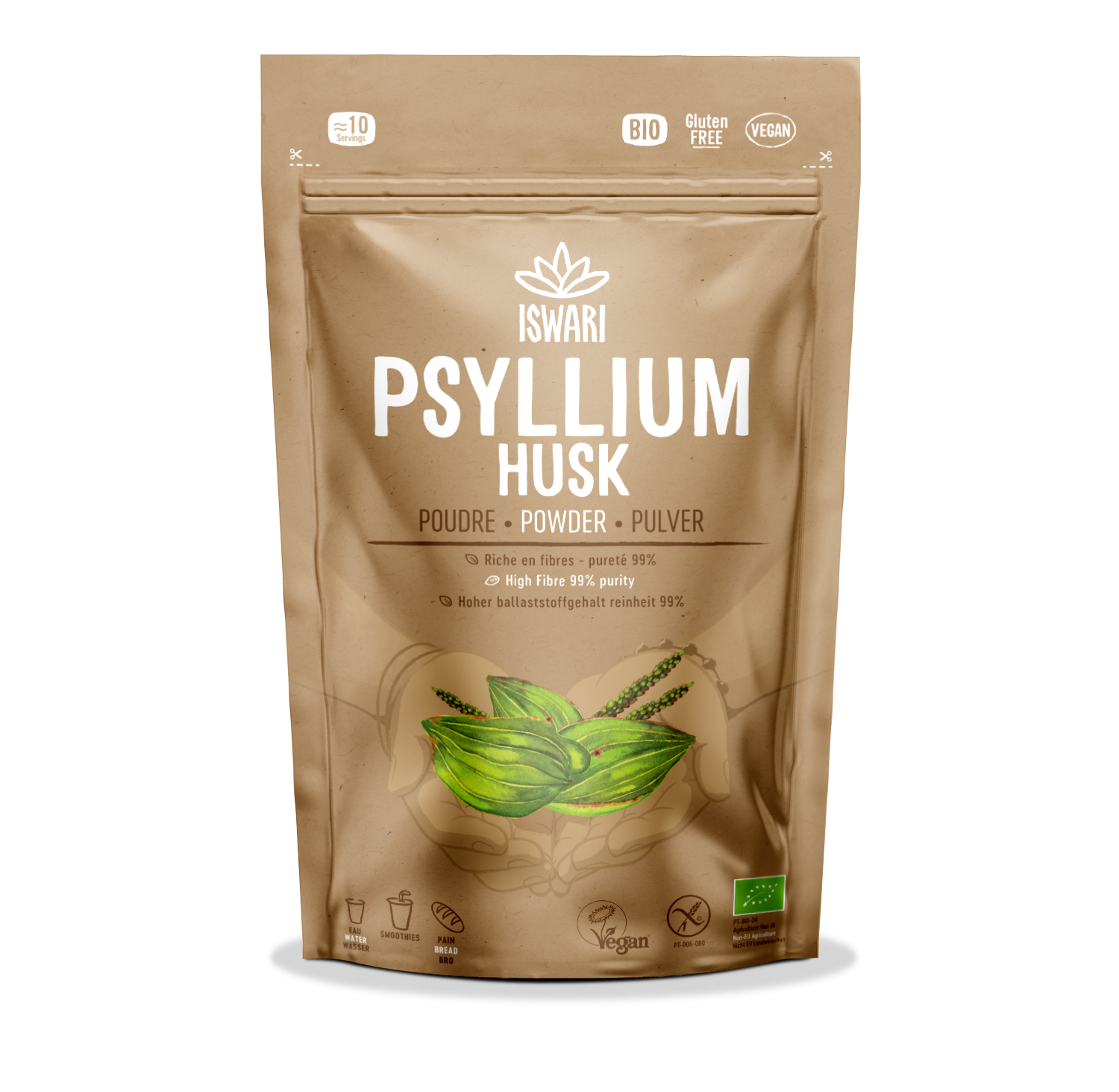 Iswari Org Psyllium Husk Powder 125G
