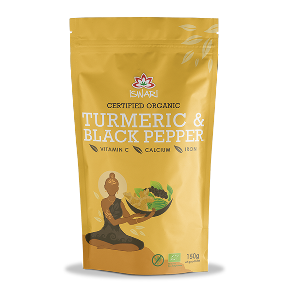 Iswari Organic Turmeric & Black Pepper 150g