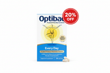 Optibac Every Day on white background with 20% OFF sticker