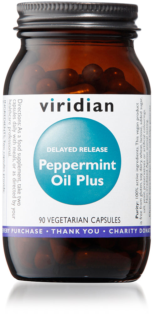 Viridian Peppermint Oil Plus 90 Capsules