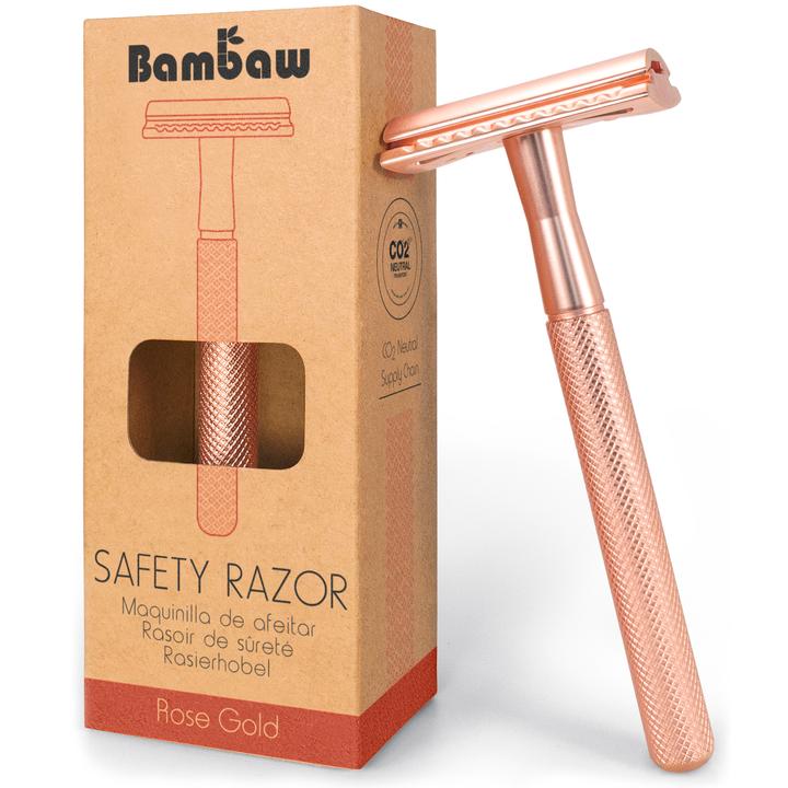 Bambaw Safety Razor Rose Gold Handle