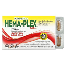 Natures Plus Hemaplex Sustained Release 30 Tabs