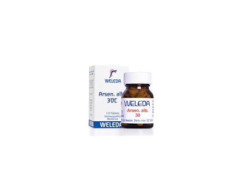Weleda Homeopathic Asen Alb 30C 125 Tabs