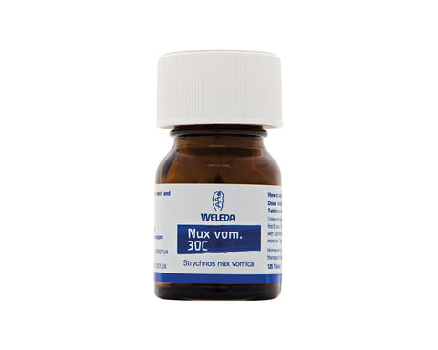 Weleda Homeopathic Nux Vom 30C 125 Tabs