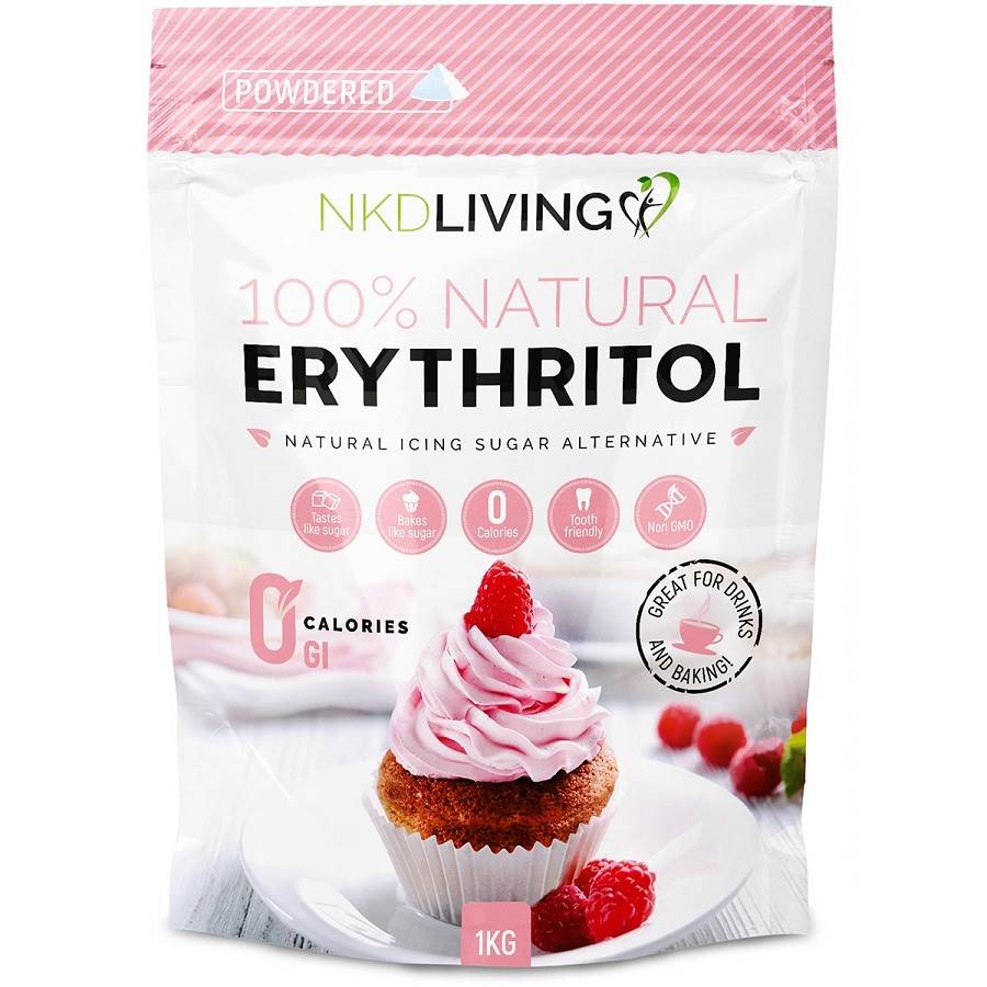NKD Living 100% Natural Powdered Erythritol 1kg