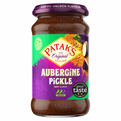 Pataks Brinjal Aubergine Pickle 312G