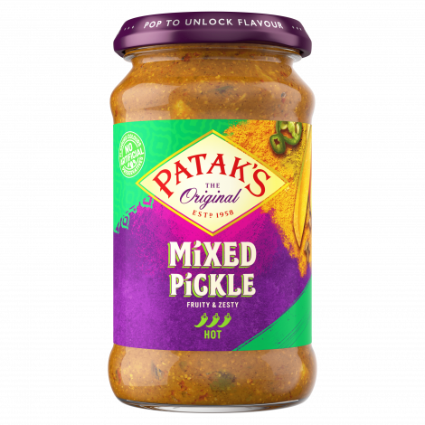 Pataks Mixed Pickle Hot 283g