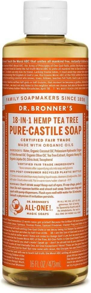 Dr Bronner Tea Tree Castile Soap 472ml