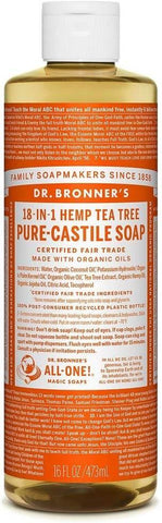 Dr Bronner Tea Tree Castile Soap 472ml