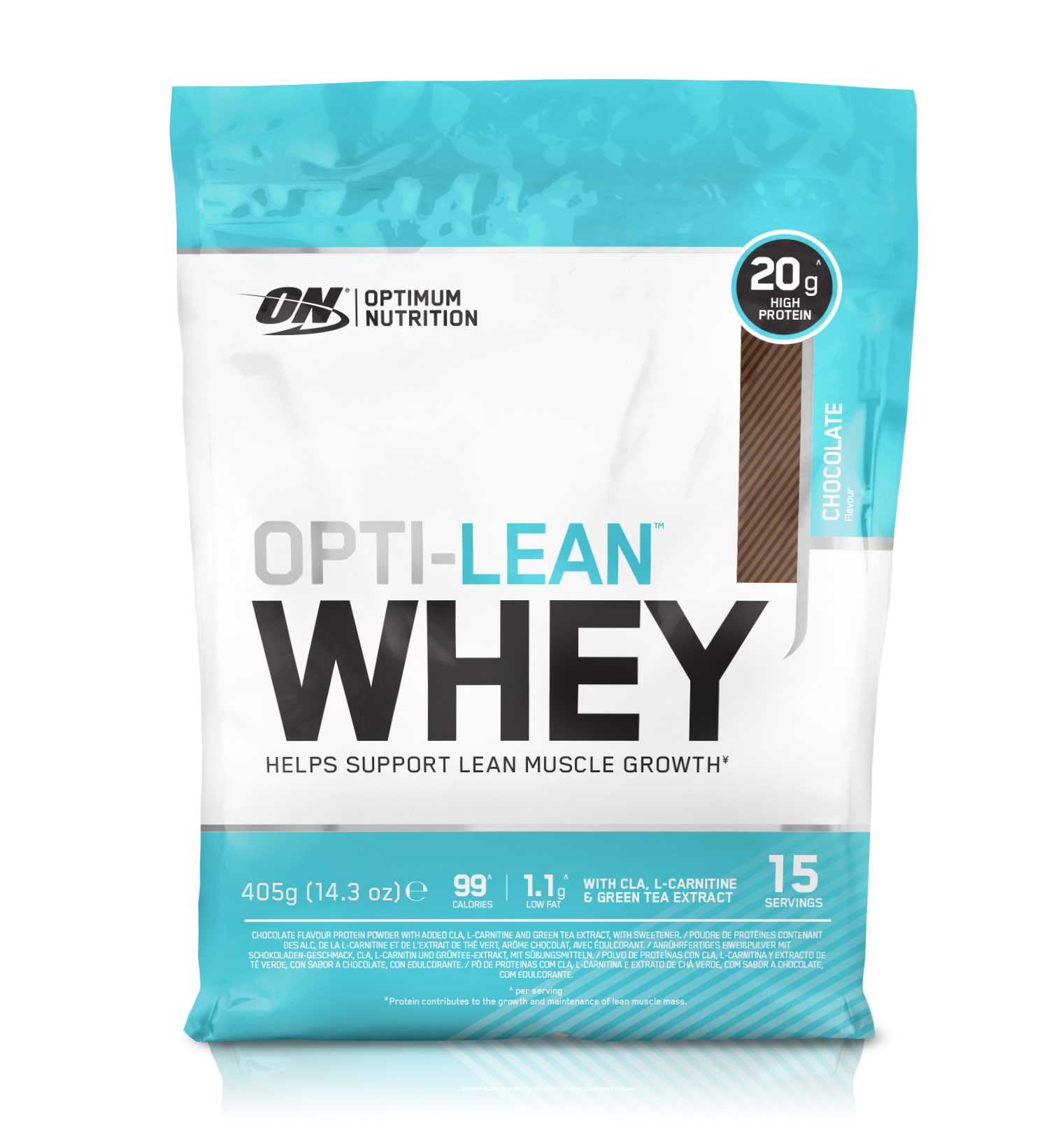 Optimum Nutrition Lean Whey Powder Chocolate 362g 15 servings