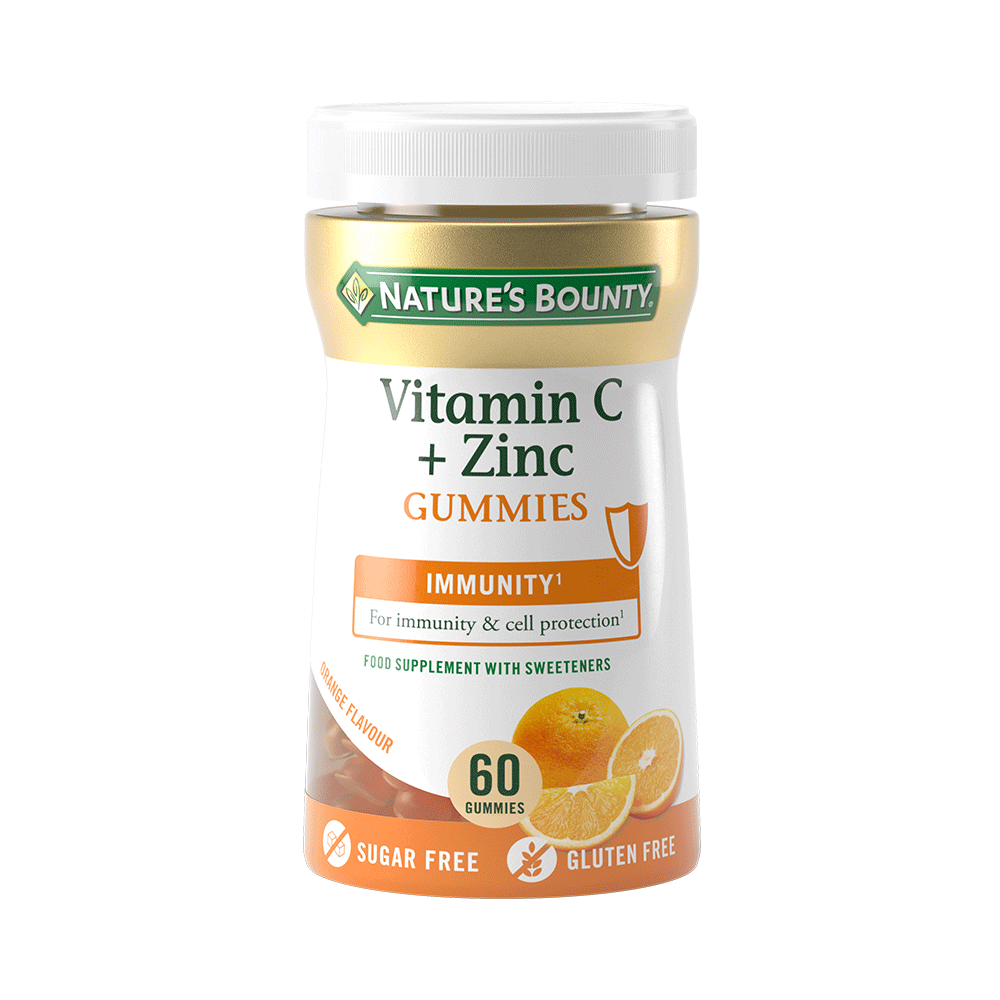 Natures Bounty Vitamin C & Zinc Immunity Gummies 60