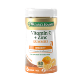 Natures Bounty Vitamin C & Zinc Immunity Gummies 60