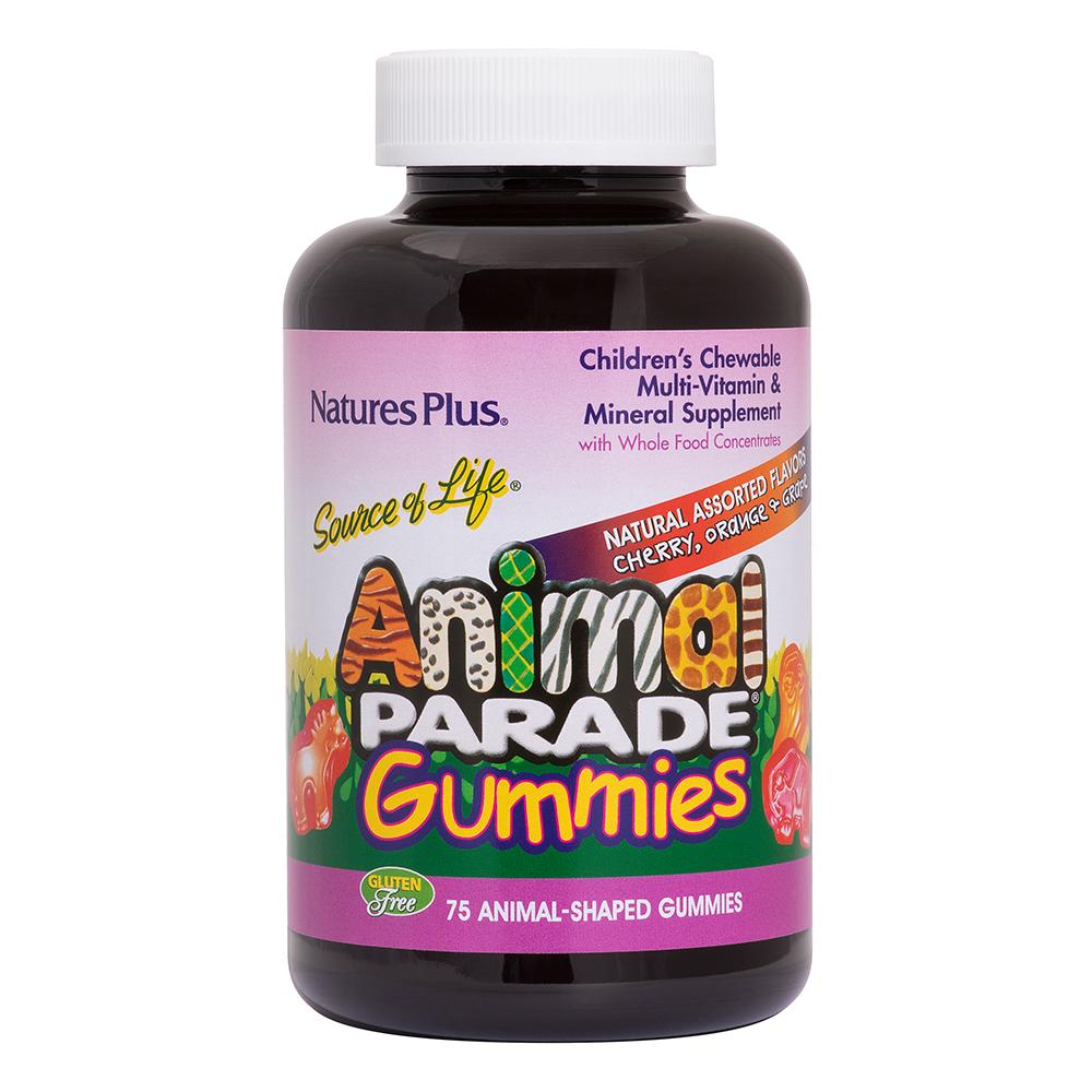 Natures Plus Animal Parade Gummies Assorted Fruit 75
