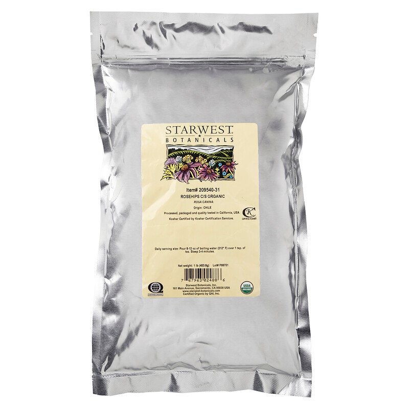Starwest Botanicals Organic Rosehip Powder 454g