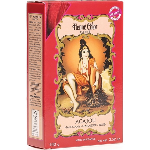 Henne Color Henna Powder Mahogany 100g