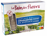 Le Pain Des Fleurs Organic Buckwheat Gf Crispbread 300g No Added Sugar - Blue Box