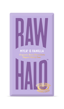 Raw Halo Organic Mylk Choc and Vanilla Raw 70g