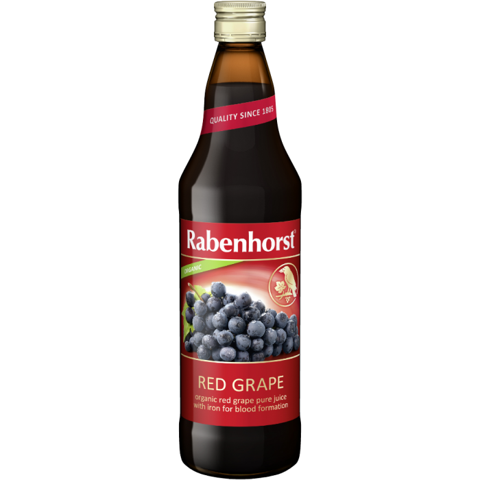 Rabenhorst Organic Red Grape Juice with Iron 750ml