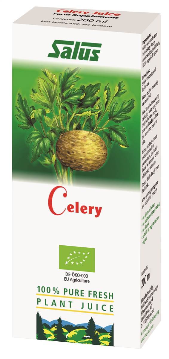 Salus Organic Celery Fresh Plant Juice 200ml