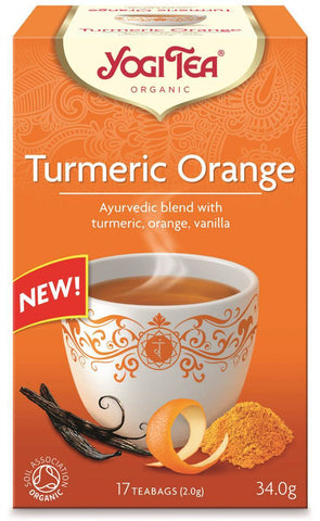 Yogi Tea Organic Turmeric Orange Tea 17 Bags
