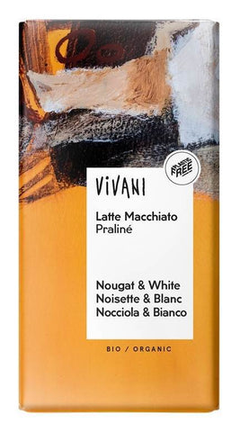 Vivani Latte Macchiato Praline Nougat & White Chocolate 100g