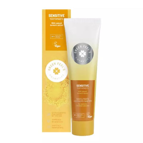 Green Feels Sensitive Toothpaste with Natural Turmeric Extract
