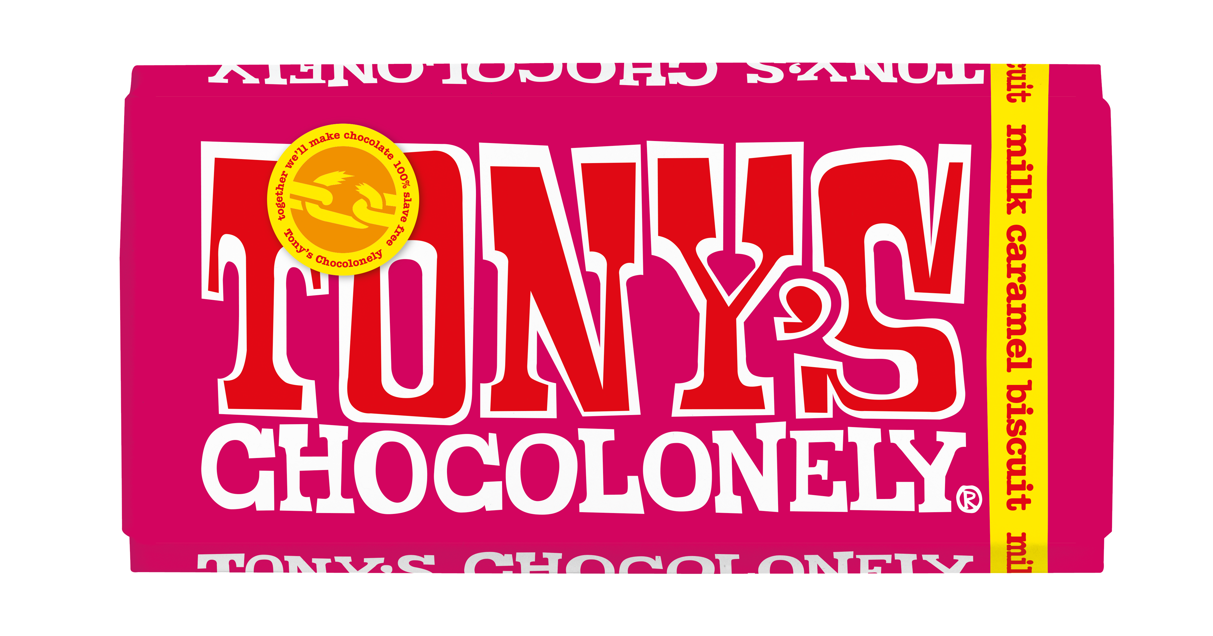 Tony's Chocolonely Milk Chocolate Caramel Biscuit Fairtrade 180g