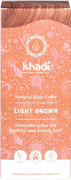 Khadi Hair Colour Light Brown 100g