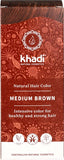 Khadi Hair Colour Medium Brown 100g