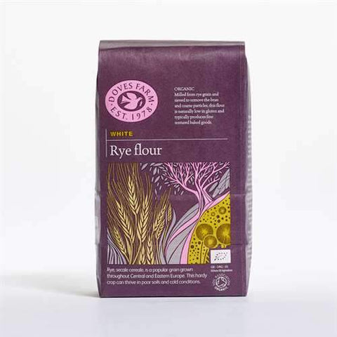 Doves Farm Organic White Rye Flour 1Kg